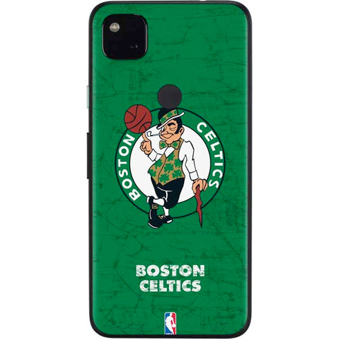 NBA Boston Celtics Green Primary Logo Google Pixel 4a Skin